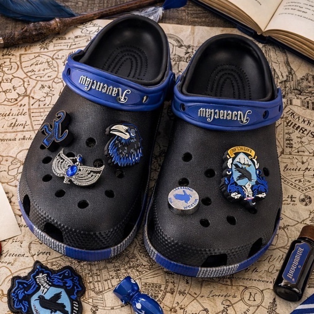 Crocs Harry Potter Ravenclaw Clogs Mens 4 Women 6 NEW w/ Jibbitz Limited Edition